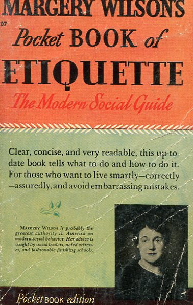 Margery Wilson s Pocket Book of Etiquette Online Hot Sale