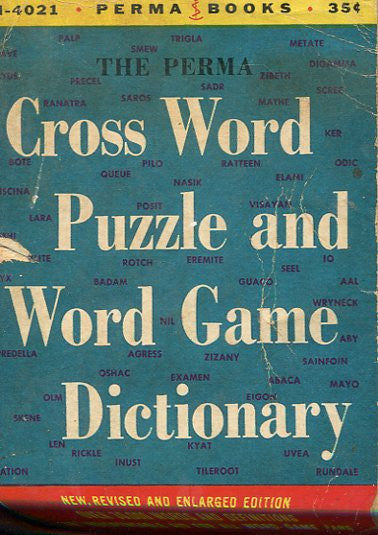 Crossword and Puzzle Word Game Dictionary For Sale