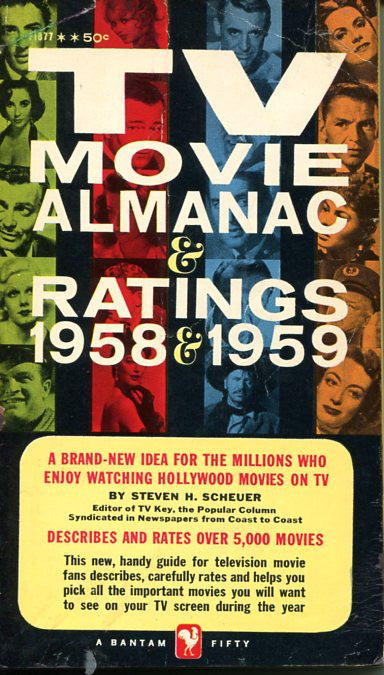 TV Movie Almanac & Ratings 1958 & 1959 Sale